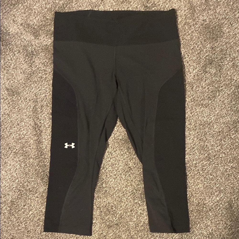 Under Armour Black Athletic Capris